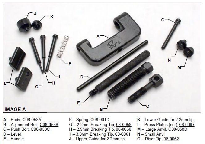 motorcycle chain rivet tool instructions | Reviewmotors.co