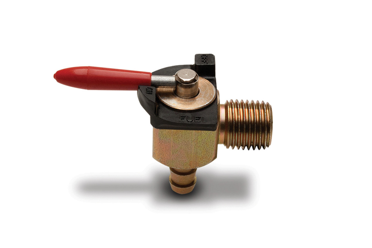 Fuel Valve 90 Degree 1 4 NPT X 1 4 Barb Vitton Seal Motion Pro Fuel Valve 90 Degree 1 4 NPT X 1 4 Barb Vitton Seal Motion Pro